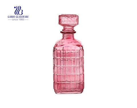 Pink Glass Decanter For Cool  Woman