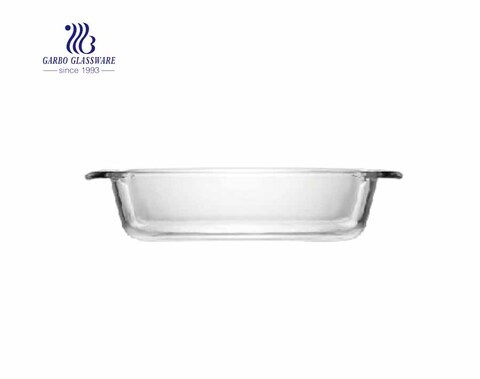 Wholesale 2050ml Baking Dish Borosilicate Glass Baking Pan Bakeware