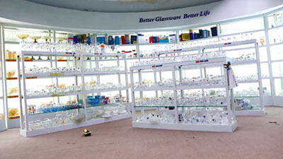 Garbo glass stock showroom