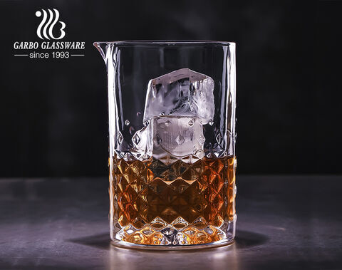 China Super High Quality Stock Glass Whisky Decanter High Luxury Diamond Whisky Holder for Bar Party without Lid