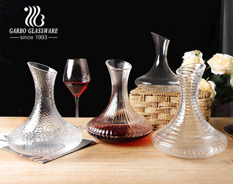 Factory Custom Hammer Design Classic Shape Wine Decanter 