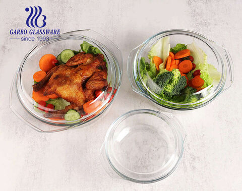 Eco-Friendly Pyrex Glass Baking Casserole Portable High Borosilicate Glassware