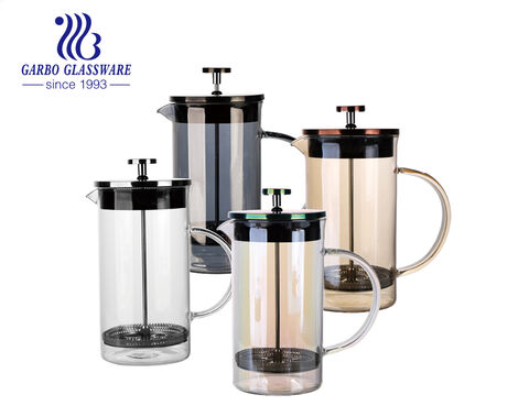 1000ML Sleek Stainless Steel Coffee Maker