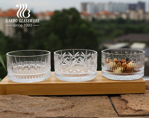 High-end 220ml Glass Bowl  for nut and snack service