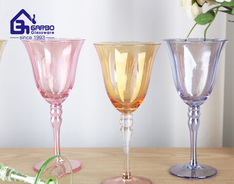 High-end handmade eletroplating goblet for American and European Market