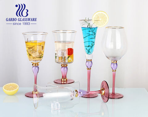 hand blown spraying glass steamware for wine and juice  factory