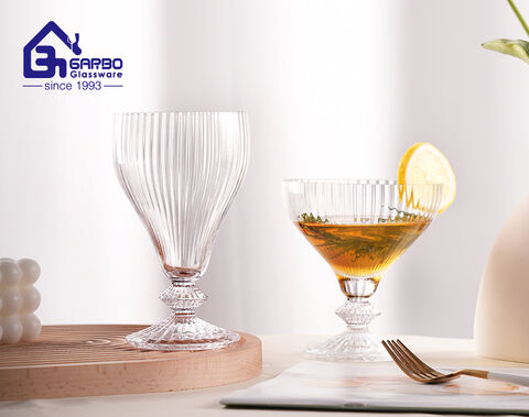 hot selling high-end vertical line design glassware series