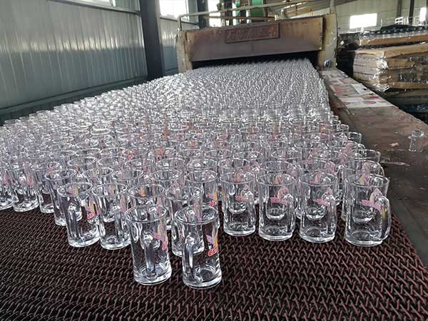 produced glass mugs for Brazil distributor